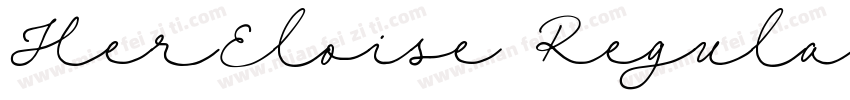 HerEloise Regular字体转换